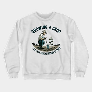 Cultivating Faith: Grow Green Crewneck Sweatshirt